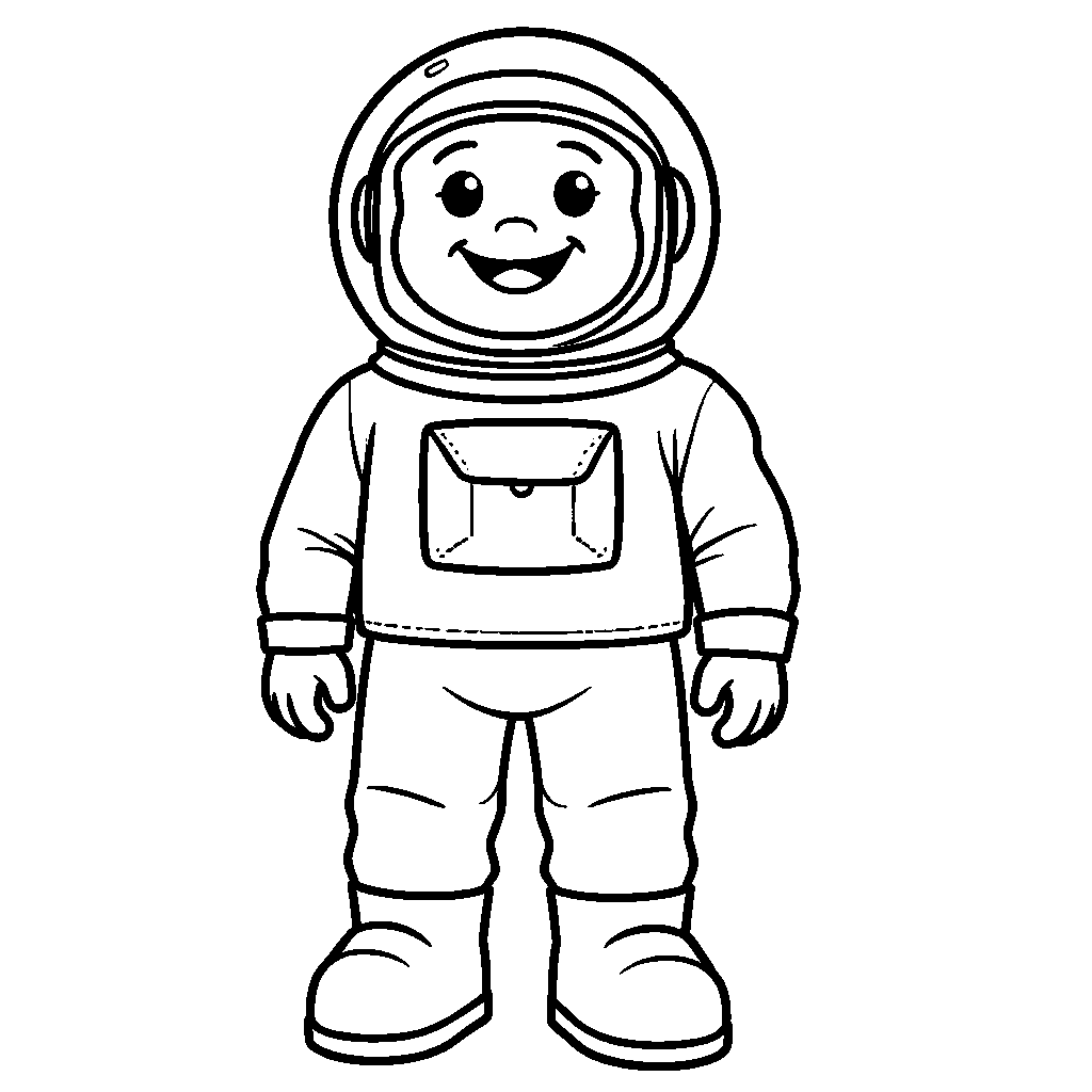 Раскраска «Космос» для детей 4-5 лет